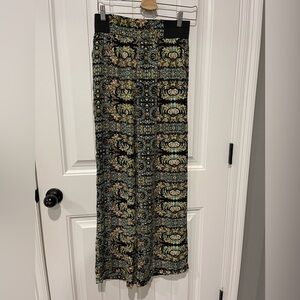 ✨ Women Mid Rise Palazzo Pant Wide Leg Beautiful Design